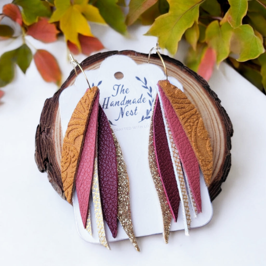 Fall Garden Wispy Earrings