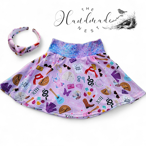 Music Themed Twirl Skirt