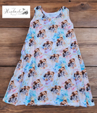 Puppies and Kittens Racerback Dress